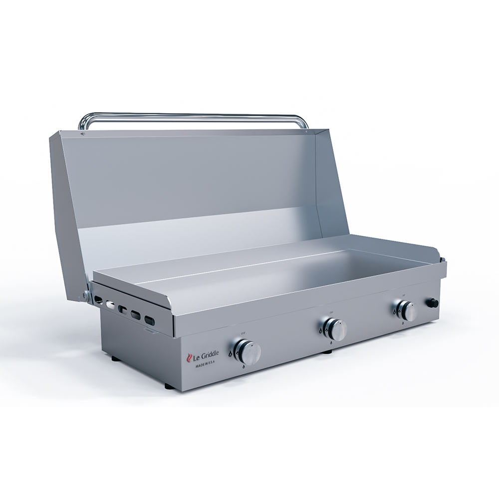 The Big Texan Gas Griddle With Lid - GFE105 LK