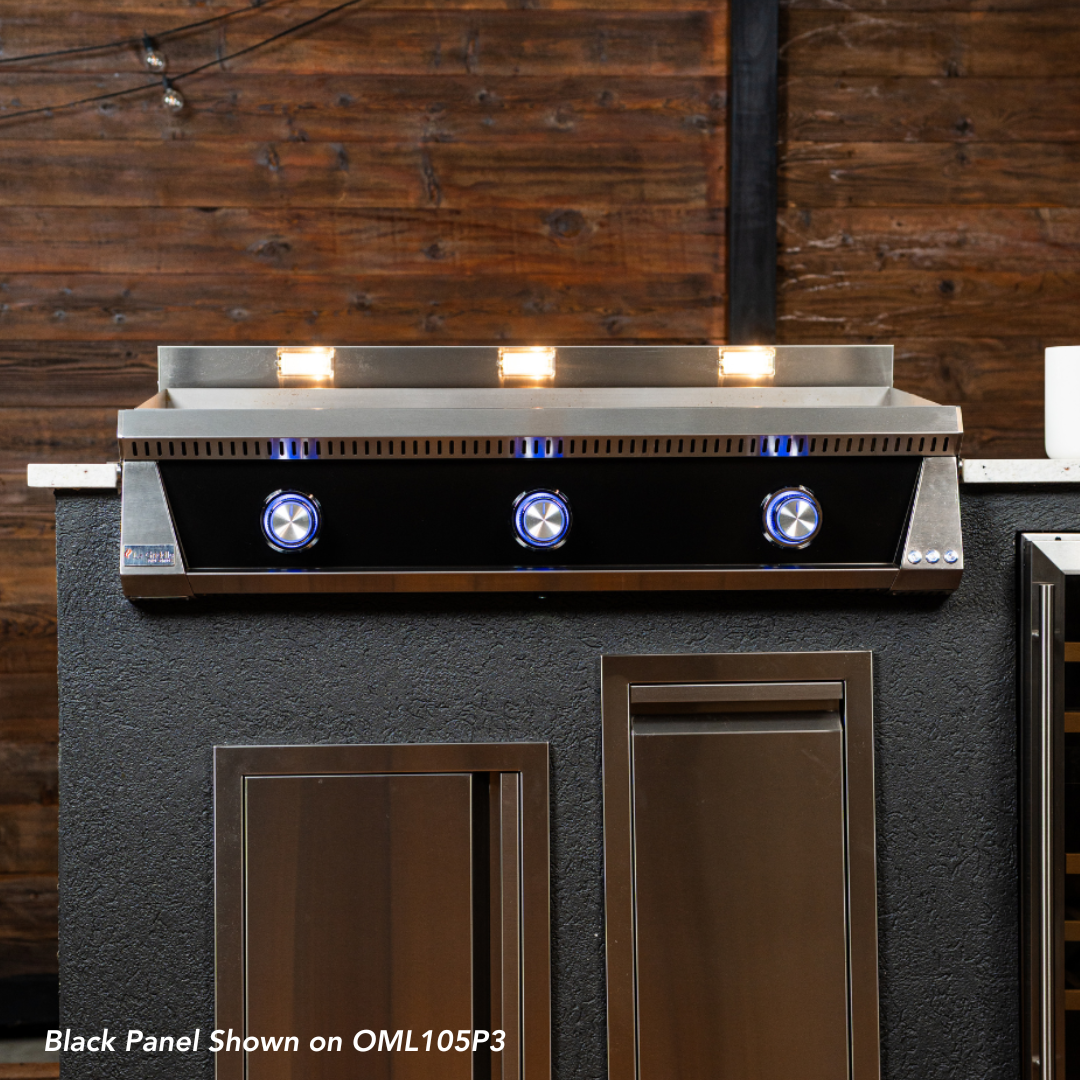 Black Panel - Le Griddle - Shown on OML105P3