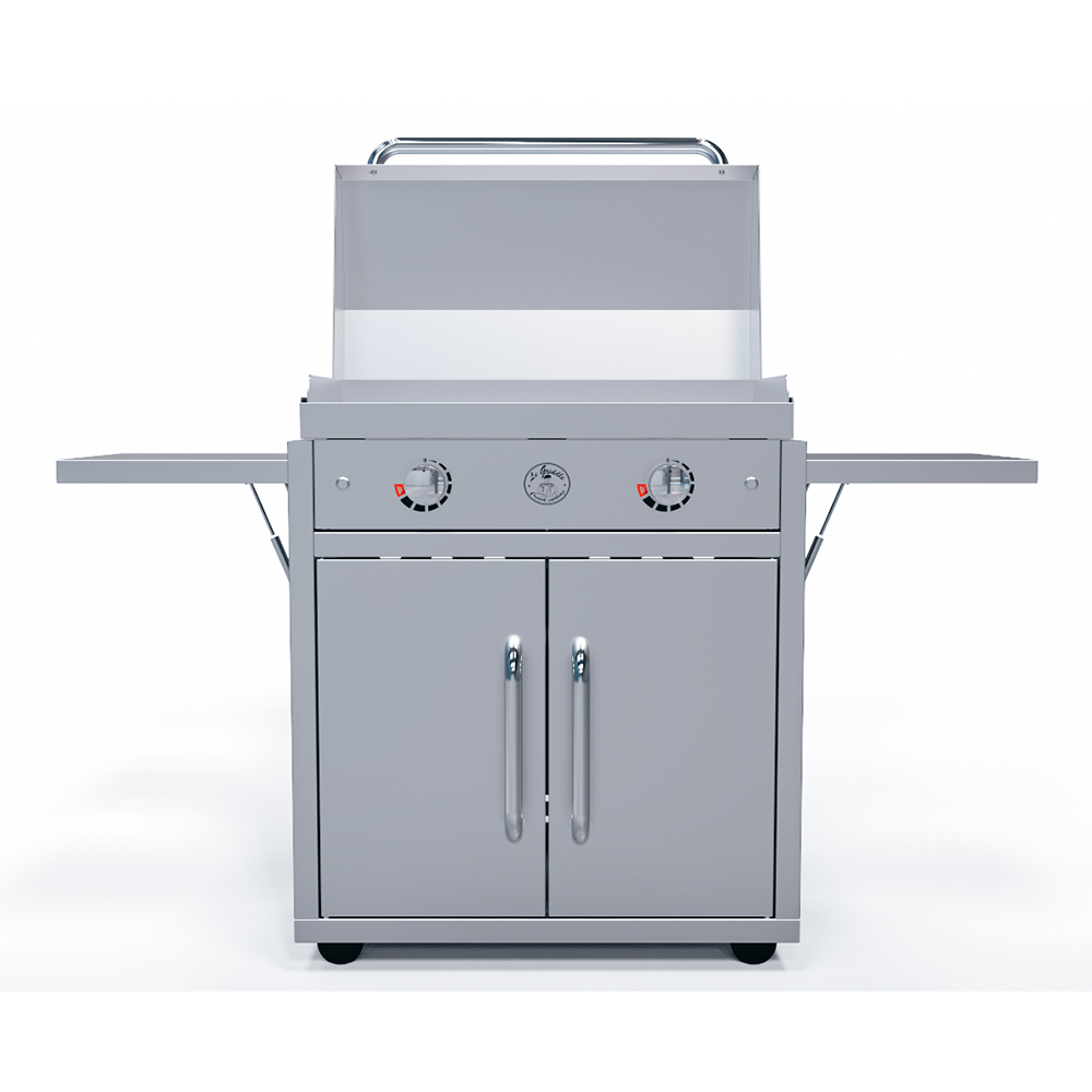 Le Griddle - Portable Cart with Lid & Electric Griddle
