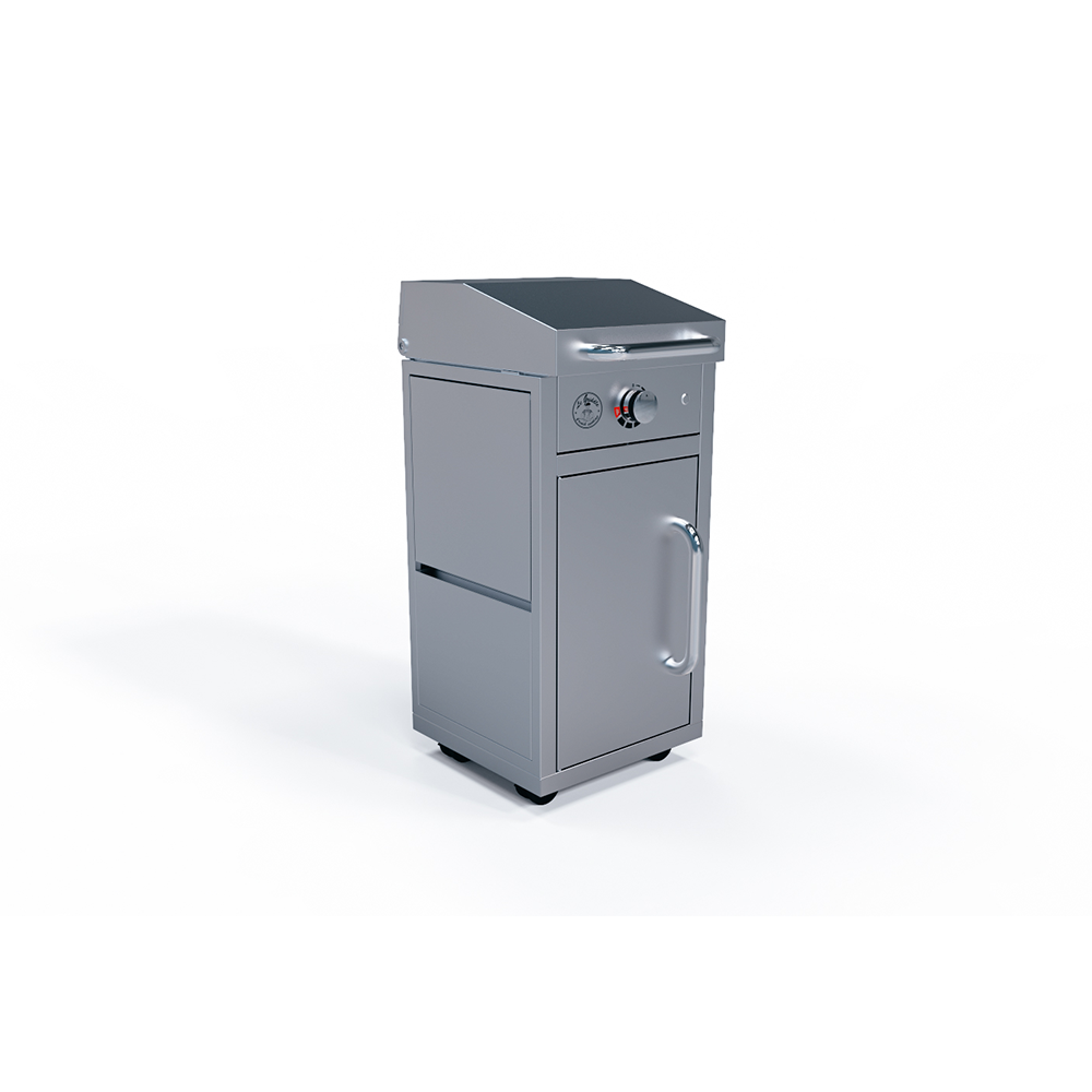 Le Griddle - GEE40 On Cart with stainless lid