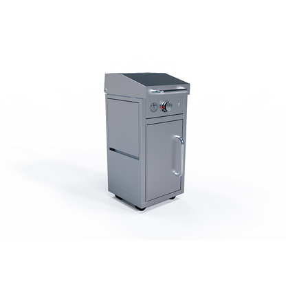 Le Griddle - GEE40 On Cart with stainless lid