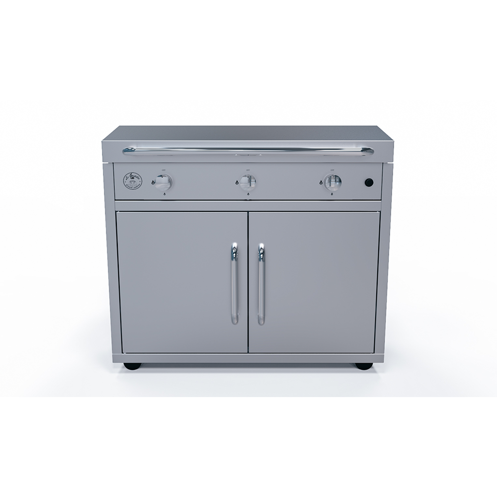Le Griddle - GFE105 & Lid in Portable Cart - GFE105 8