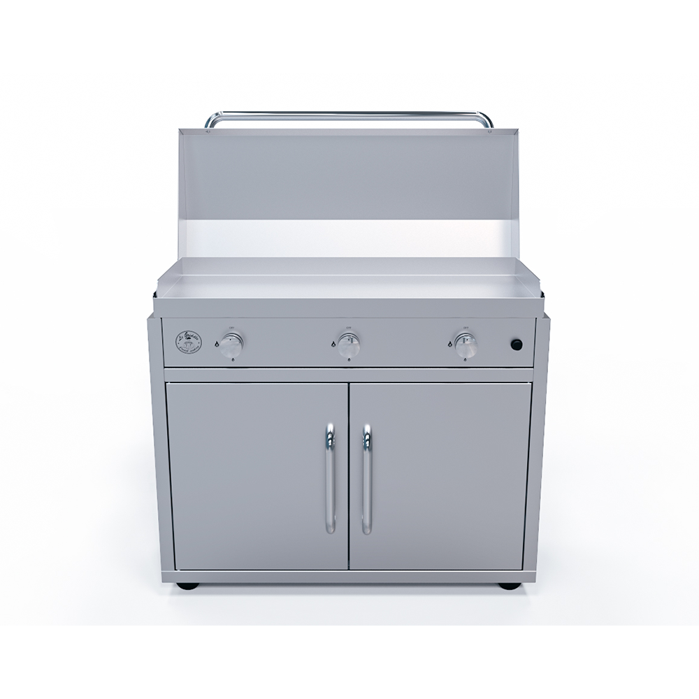 Le Griddle - GFE105 & Lid in Portable Cart - GFE105 2